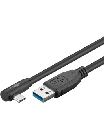 Pro USB-A - USB-C - 90 - 3m - USB 32 Gen 1 - Schwarz
