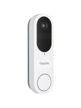 REOLINK Video Doorbell WiFi - White 2K  4MP  Wir