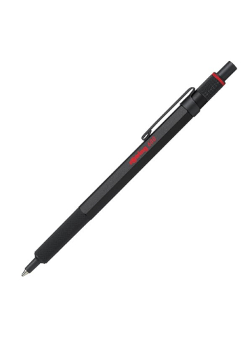 Rotring rOtring 600 Kugelschreiber  mittlere Spitze  Schwarze Tinte  schwarzer Schaft  nachfllbar
