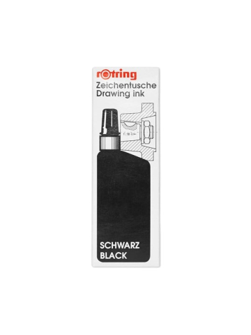 Rotring rOtring Isograph Flssigtusche in der Flasche 23 ml Schwarz 194660