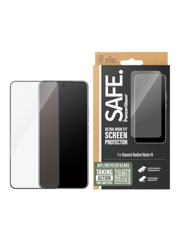SAFE by PanzerGlass Screen Protector Xiaomi Redmi Note 14  Ultra-Wide Fit
