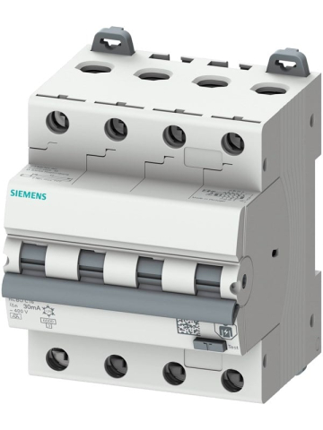 Siemens RCBO combi circuit breaker 3PN 30mA 6kA C20A