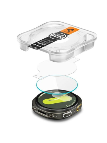 Spigen Glass tR EZ Fit 2 Pack - Samsung Galaxy Watch 8 40mm