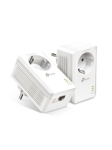 TP-Link TL-PA7017P KIT 2-pack AV1000 Gigabit Passthrough Powerline Starter Kit Homeplugs