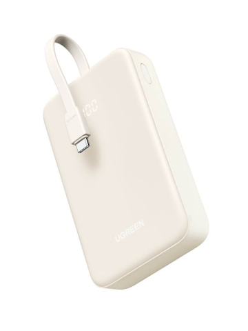 UGREEN 20000mah Power Bank With Built-In Cable - 20000 mAh