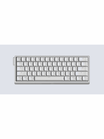 Wooting 60HE v2 - Gaming Tastatur (TKL) - 60% - Englisch (US) - Silber