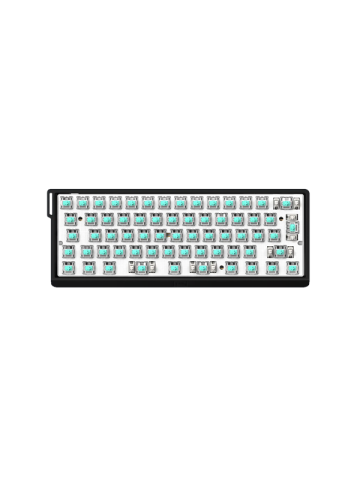 Wooting 60HE v2 - ISO - Split - Plastic - Gaming Tastatur TKL - 60 - ISO - Schwarz