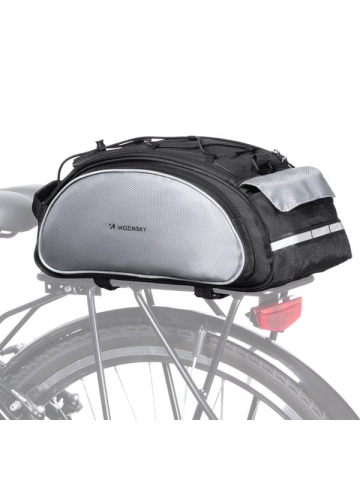 Wozinsky Bicycle Luggage Carrier Bag with Shoulder Strap 13L Black WBB1BK