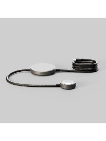 ZENS Charging Cable Pro 2 - Qi2Watch Wireless Charger - Black